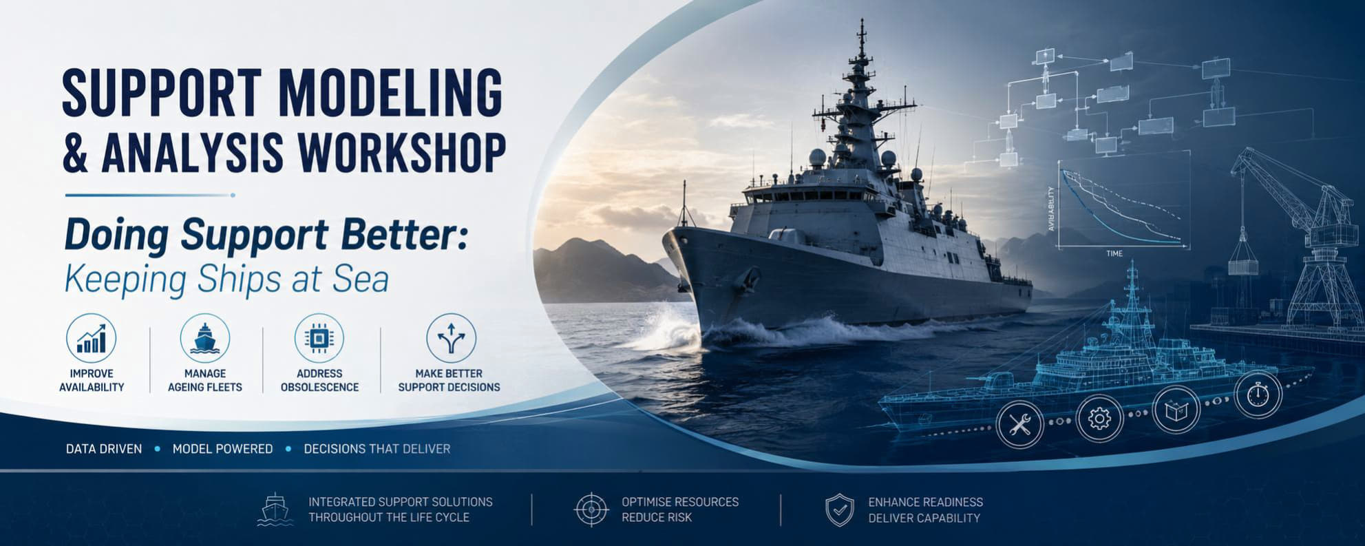 SAIMENA / Reutech / TFD - 29 September 2026 - Doing Support Better: Keeping Ships at Sea, Support Modelling & Analysis (SM&A) Workshop